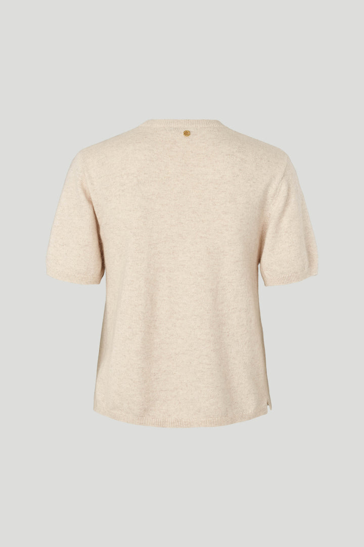 PBO PBOKonti strik T-shirt KNITWEAR 180 Off white melange