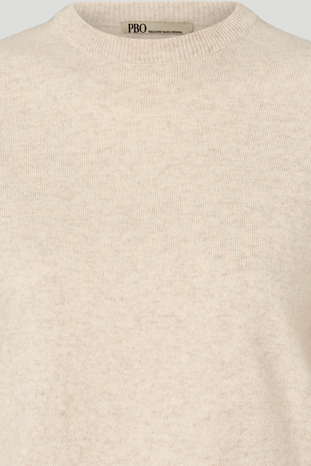 PBO PBOKonti strik T-shirt KNITWEAR 180 Off white melange