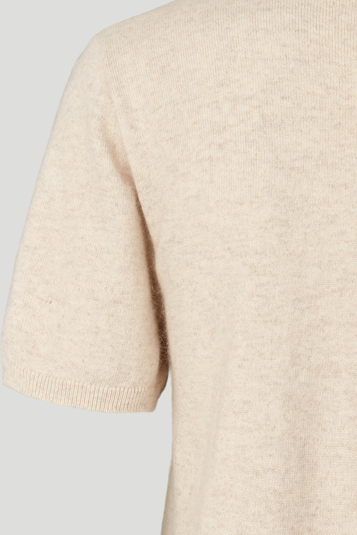 PBO PBOKonti strik T-shirt KNITWEAR 180 Off white melange