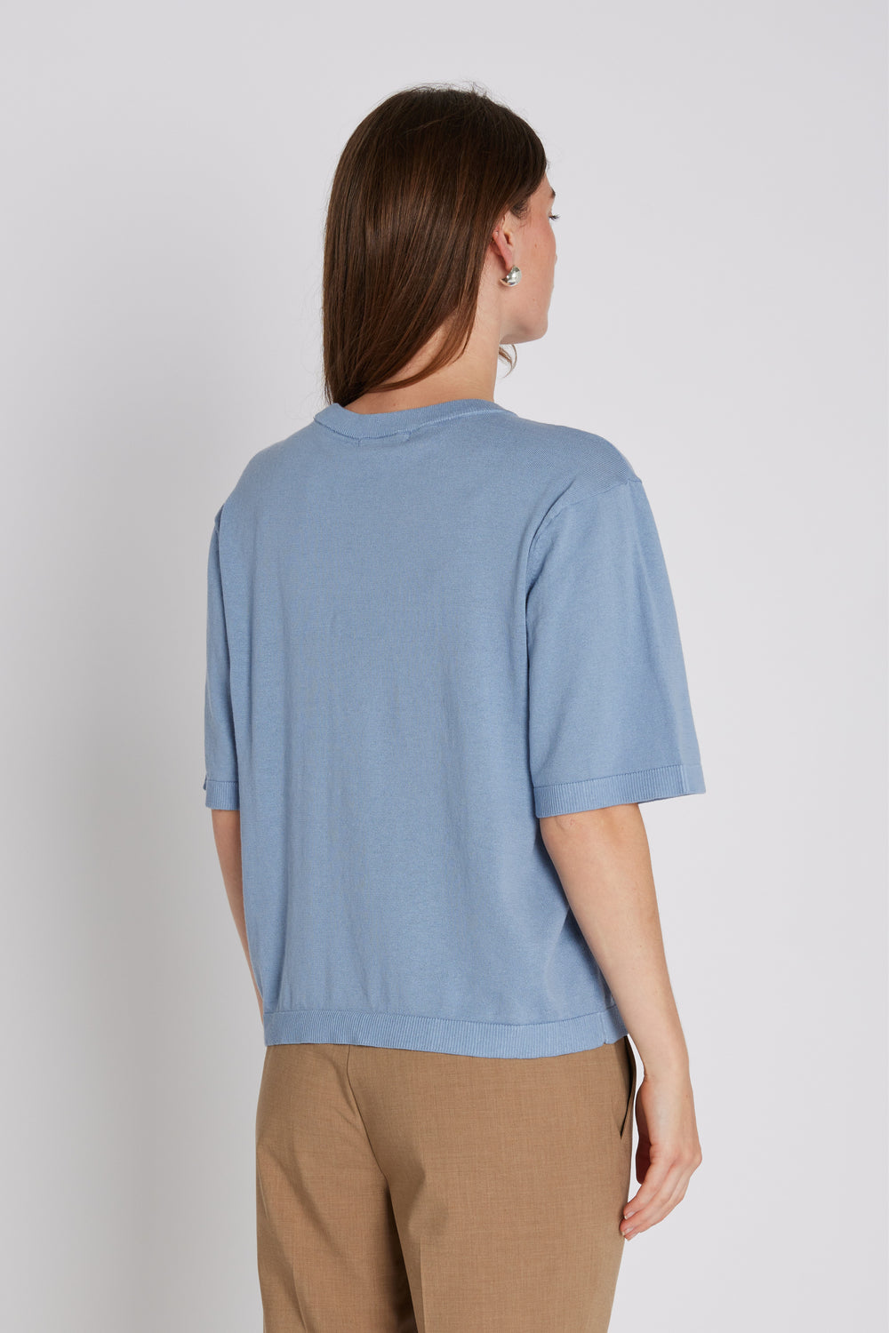 PBO PBOKonto strikbluse KNITWEAR 266 Faded denim