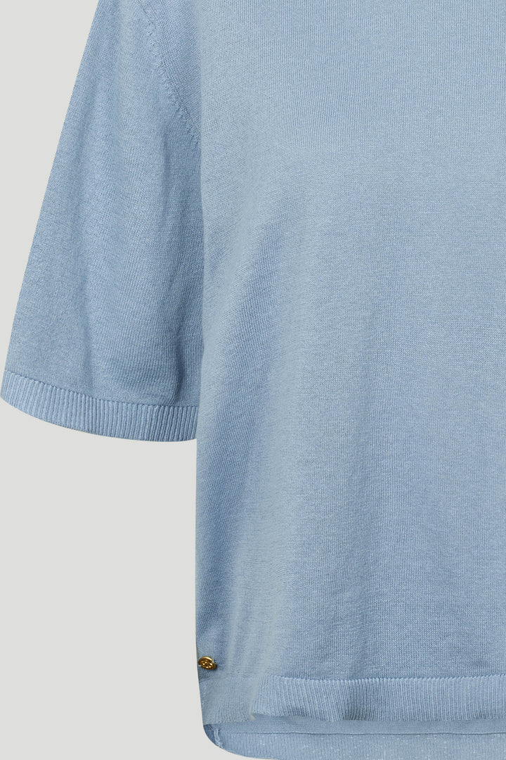 PBO PBOKonto strikbluse KNITWEAR 266 Faded denim