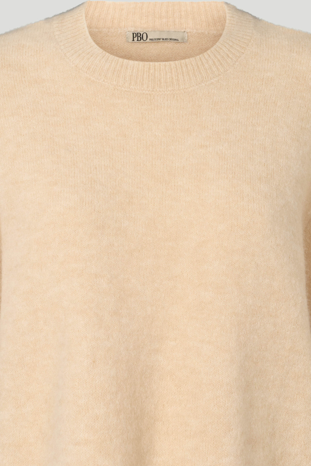 PBO PBOKonto striktrøje KNITWEAR, HEAVY 104 Off White