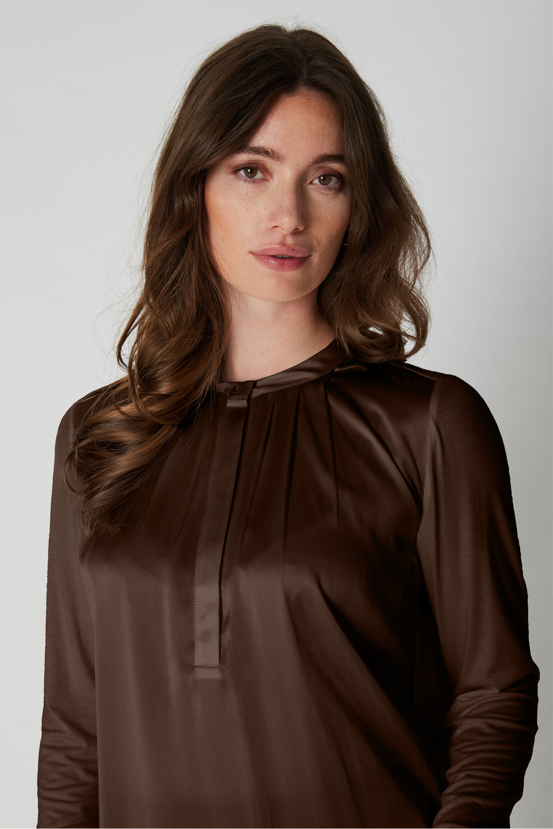 PBO PBOKopala bluse BLOUSE 691 Chocolate