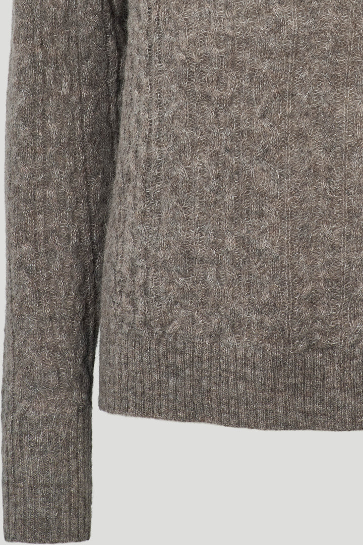 PBO PBOKosta striktrøje KNITWEAR 190 Beige melange