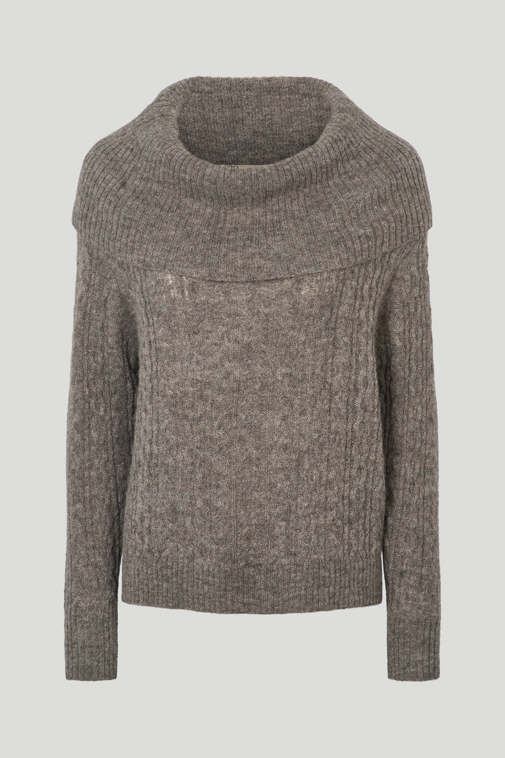 PBO PBOKosta striktrøje KNITWEAR 190 Beige melange