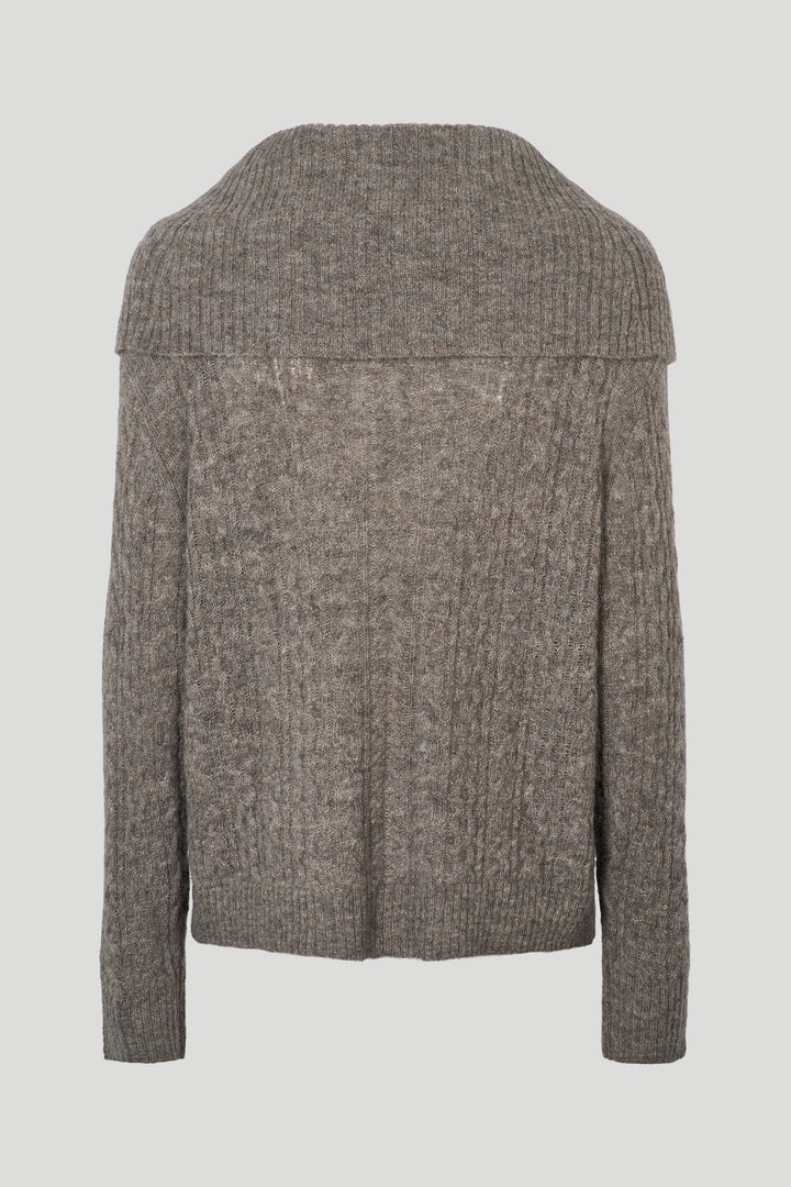 PBO PBOKosta striktrøje KNITWEAR 190 Beige melange