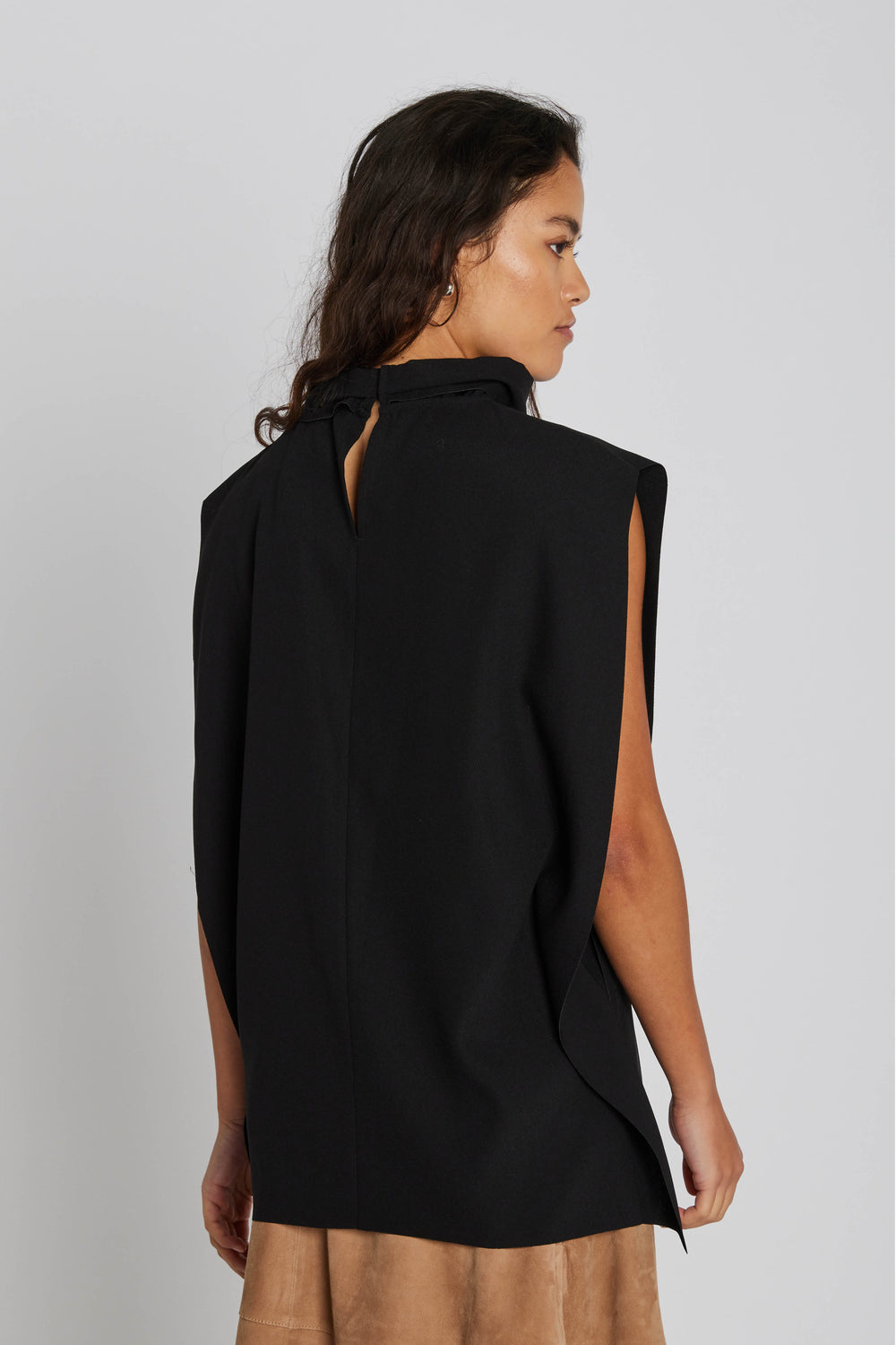 PBO PBOLaio bluse BLOUSE Sort