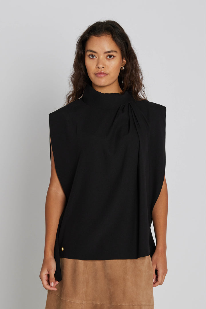 PBO PBOLaio bluse BLOUSE Sort