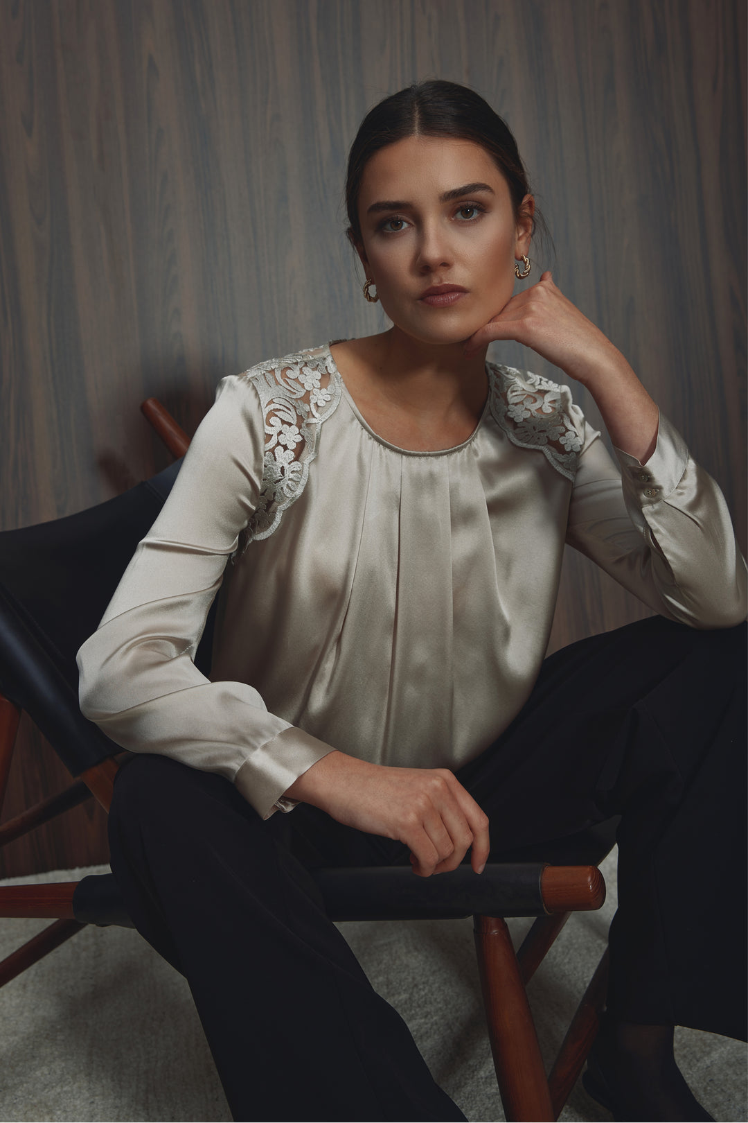 PBO PBOLaura blouse BLOUSE 140 Champagne