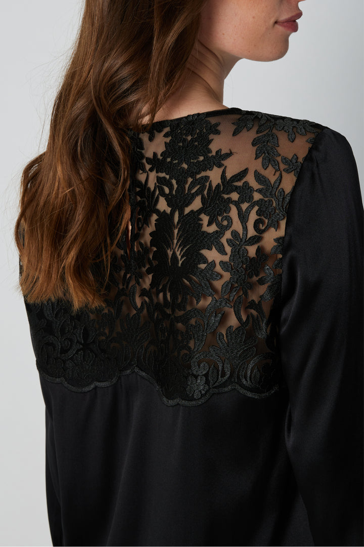 PBO PBOLaura blouse BLOUSE Sort
