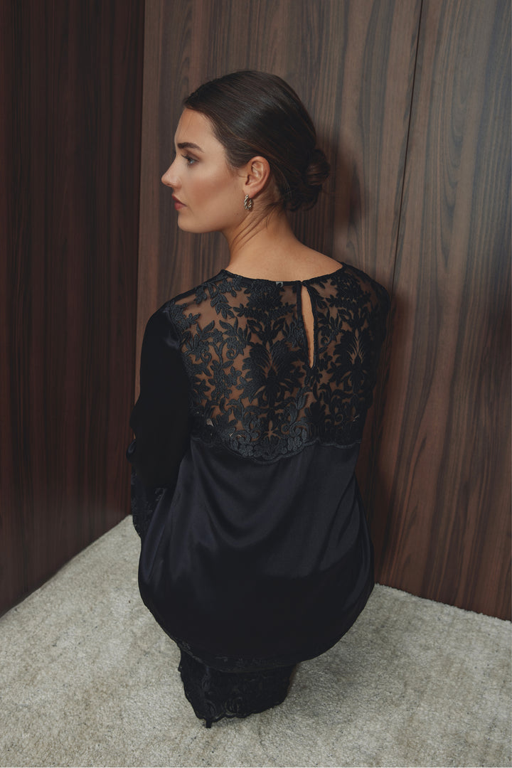 PBO PBOLaura blouse BLOUSE Sort