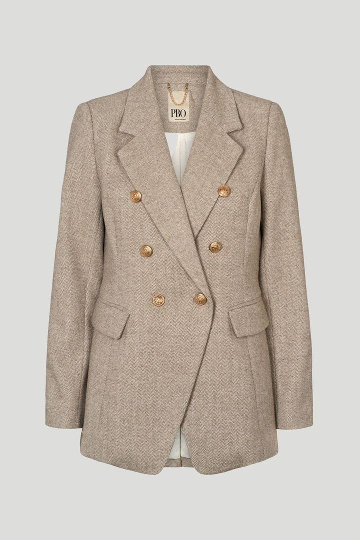 PBO PBOLexington blazer BLAZERJACKETS 465 Chocolate chip