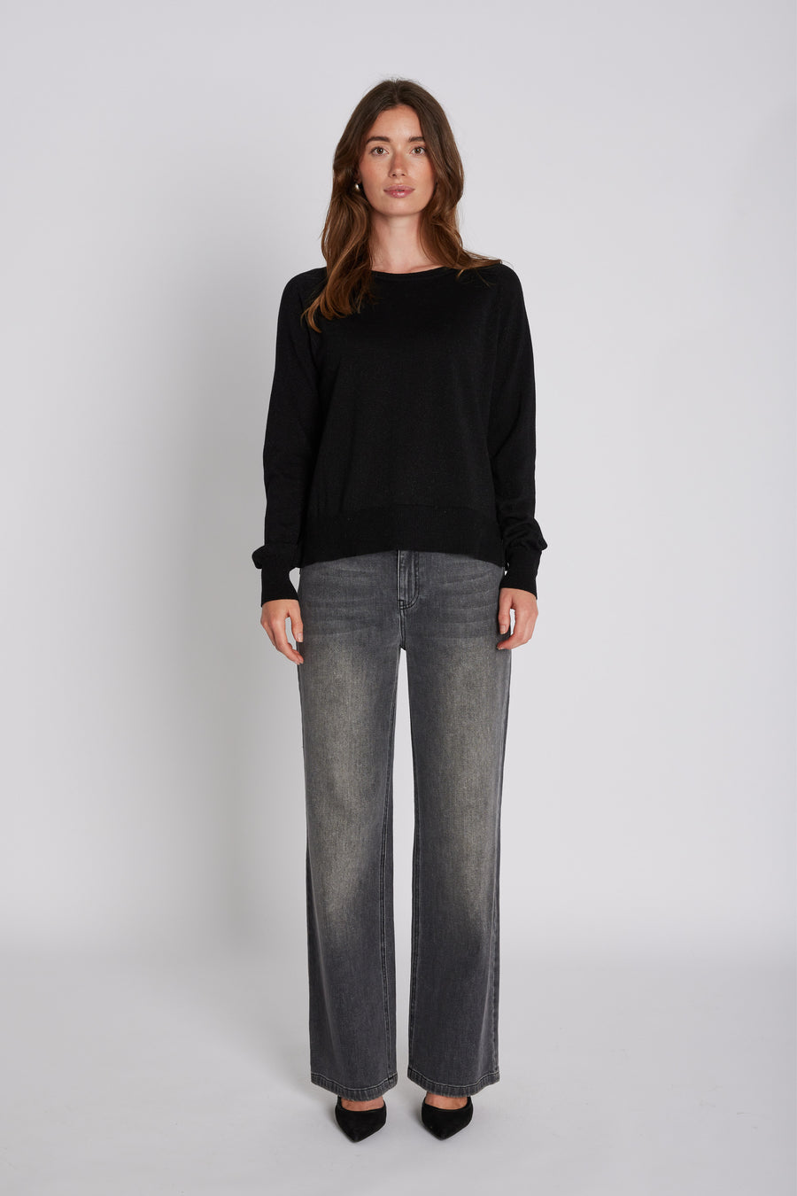 PBOLia jeans - Dark grey