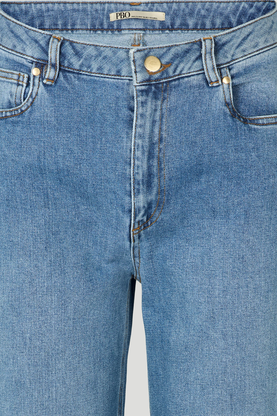 PBO PBOLia jeans TROUSERS 200 Blue denim