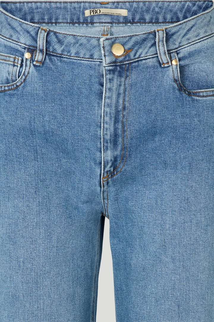 PBO PBOLia jeans TROUSERS 200 Blue denim