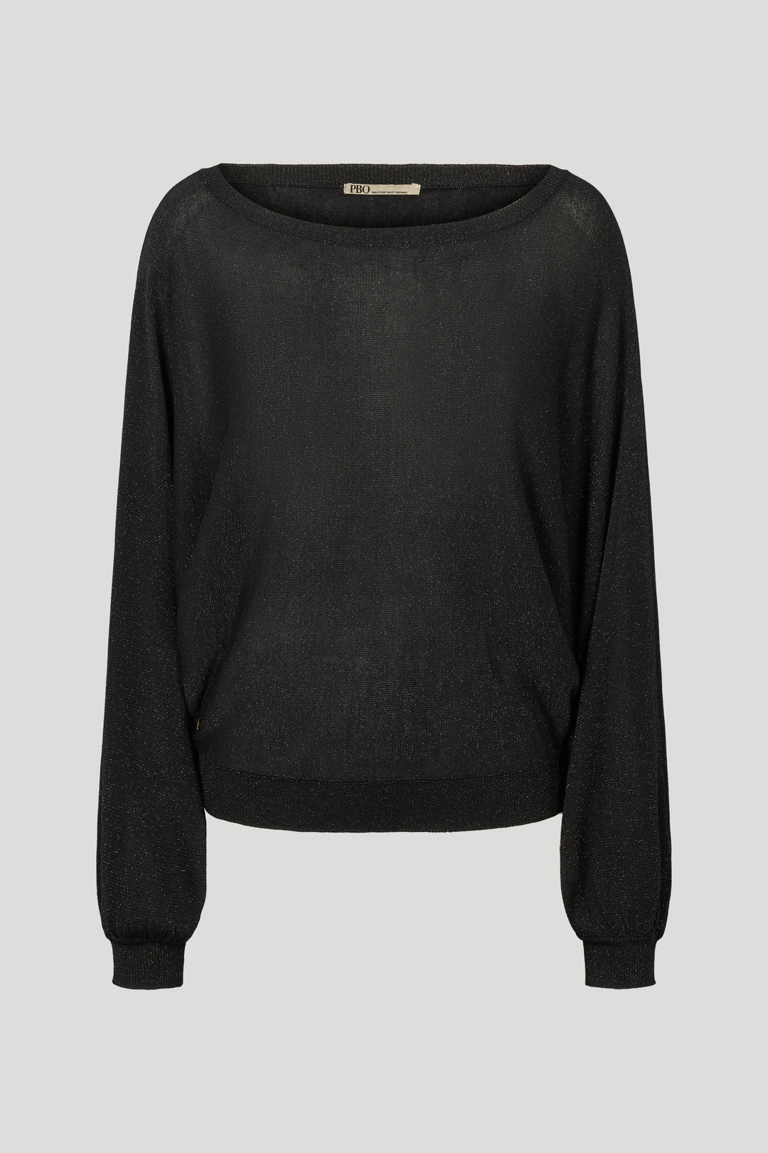 PBO PBOLily strikbluse KNITWEAR Sort
