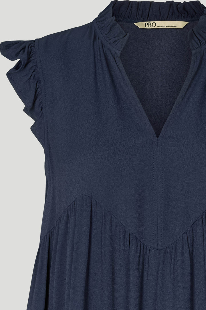 PBO PBOLinden kjole DRESSES 30 Navy