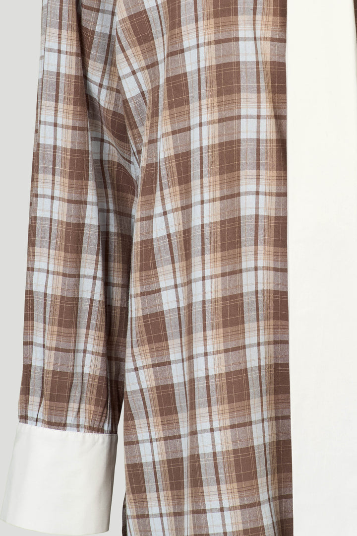 PBO PBOLopez skjorte SHIRTS 673 Blue/brown check