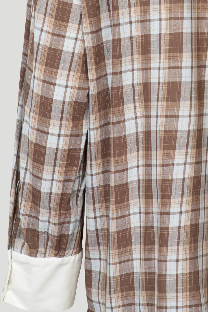 PBO PBOLopez skjorte SHIRTS 673 Blue/brown check