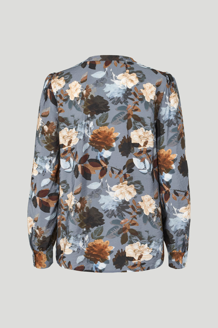 PBO PBOLucky bluse BLOUSE 687 Dark flower print