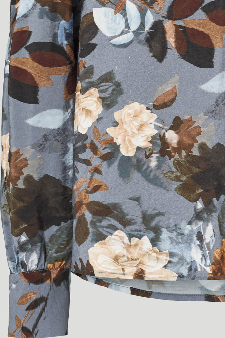 PBO PBOLucky bluse BLOUSE 687 Dark flower print