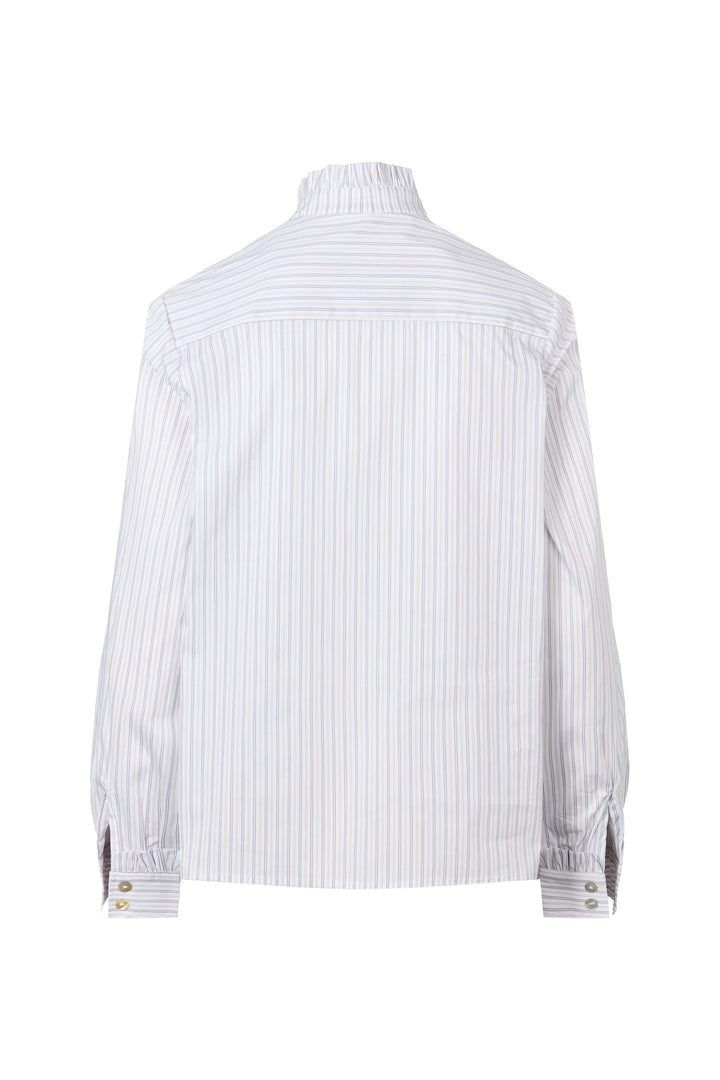 PBO PBOLuna skjorte SHIRTS 424 Neutral stripe