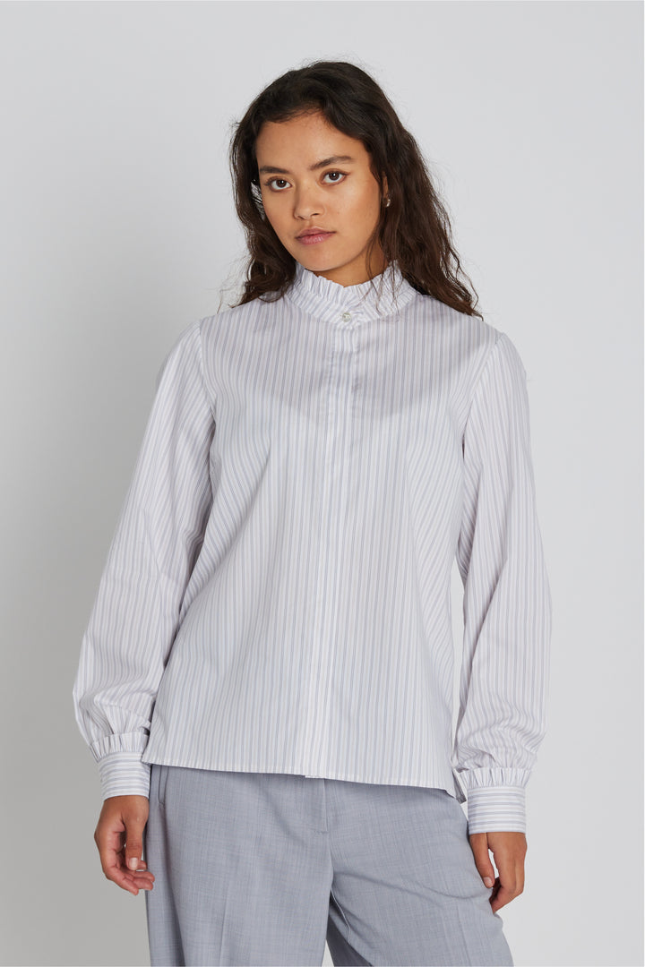 PBO PBOLuna skjorte SHIRTS 424 Neutral stripe