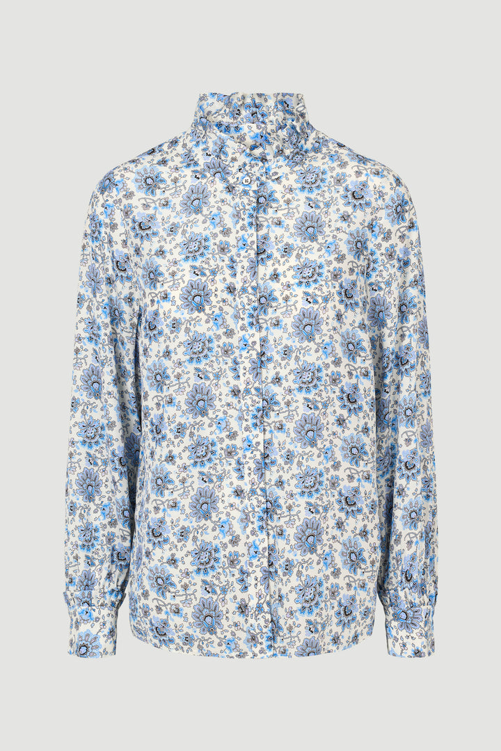 PBO PBOLuna skjorte SHIRTS 898 Blue/Off white