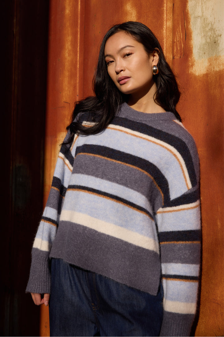 PBO PBOMakila striktrøje KNITWEAR 987 Multi stripe