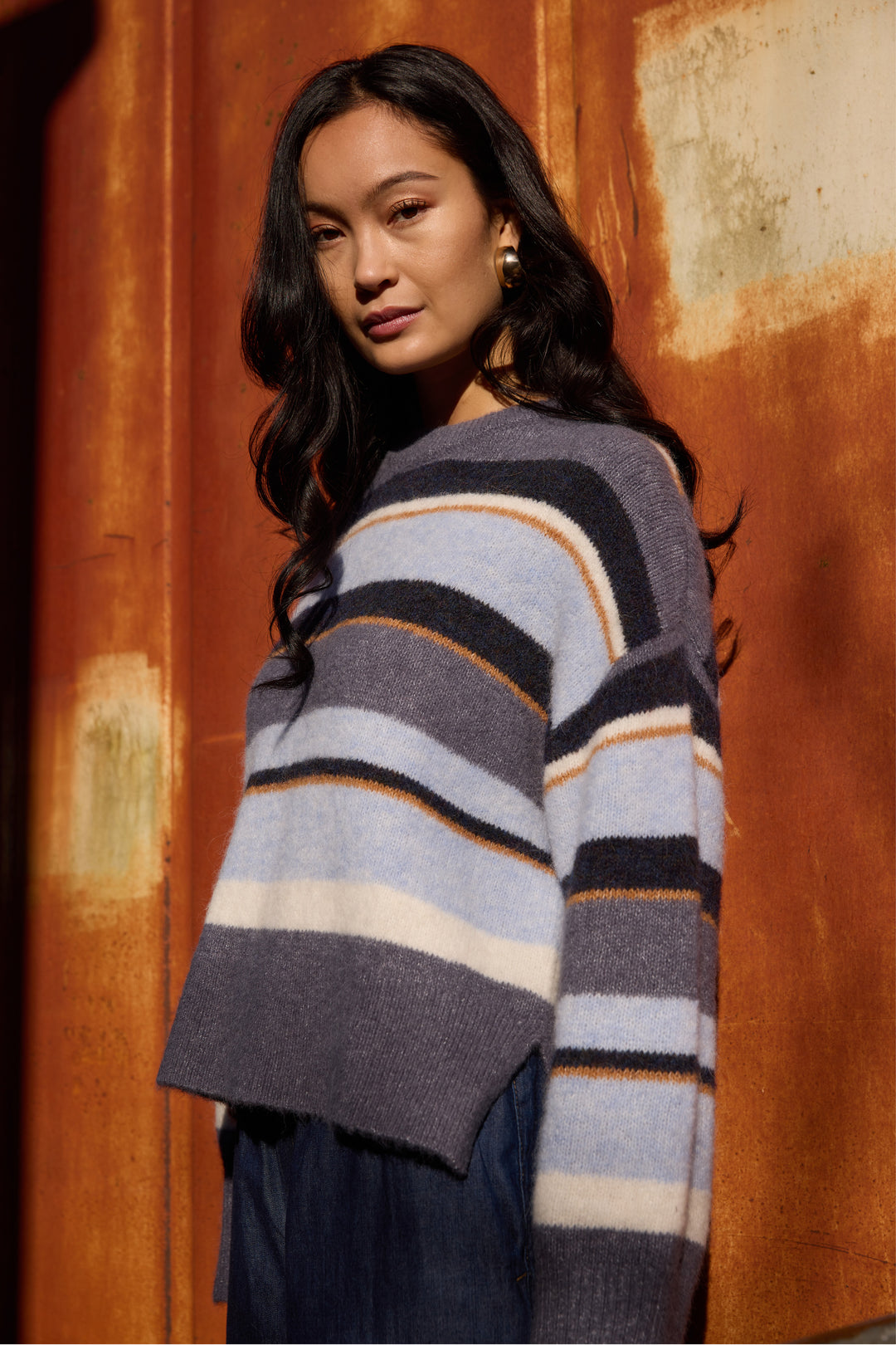 PBO PBOMakila striktrøje KNITWEAR 987 Multi stripe