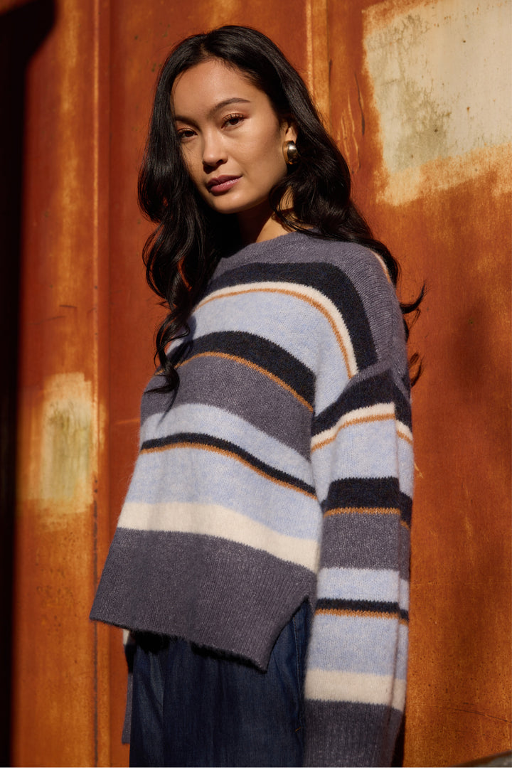 PBO PBOMakila striktrøje KNITWEAR 987 Multi stripe