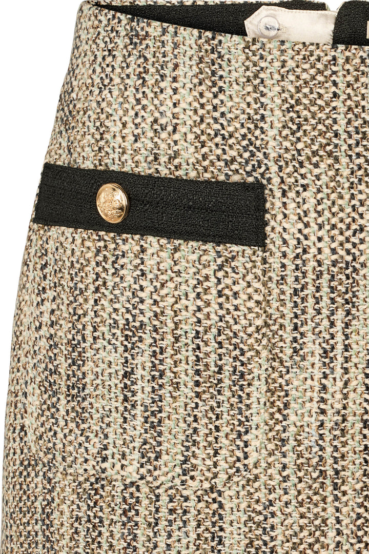 PBO PBOMarmonti nederdel SKIRTS 952 Black/Natural