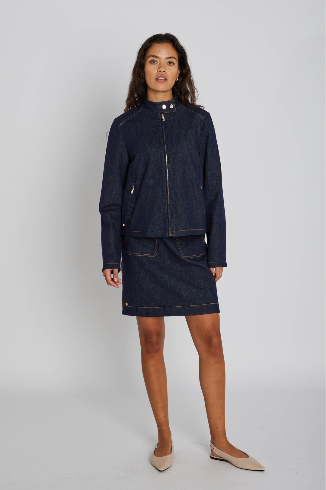 PBO PBOMarmonti nederdel SKIRTS 253 Dark denim