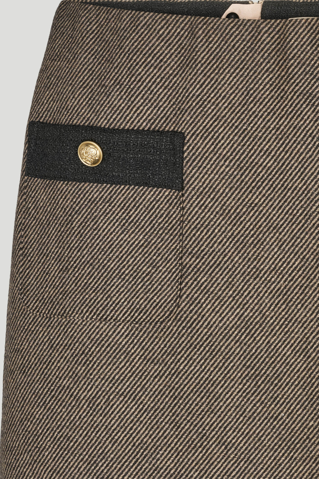 PBO PBOMarmonti nederdel SKIRTS 832 Black/Beige