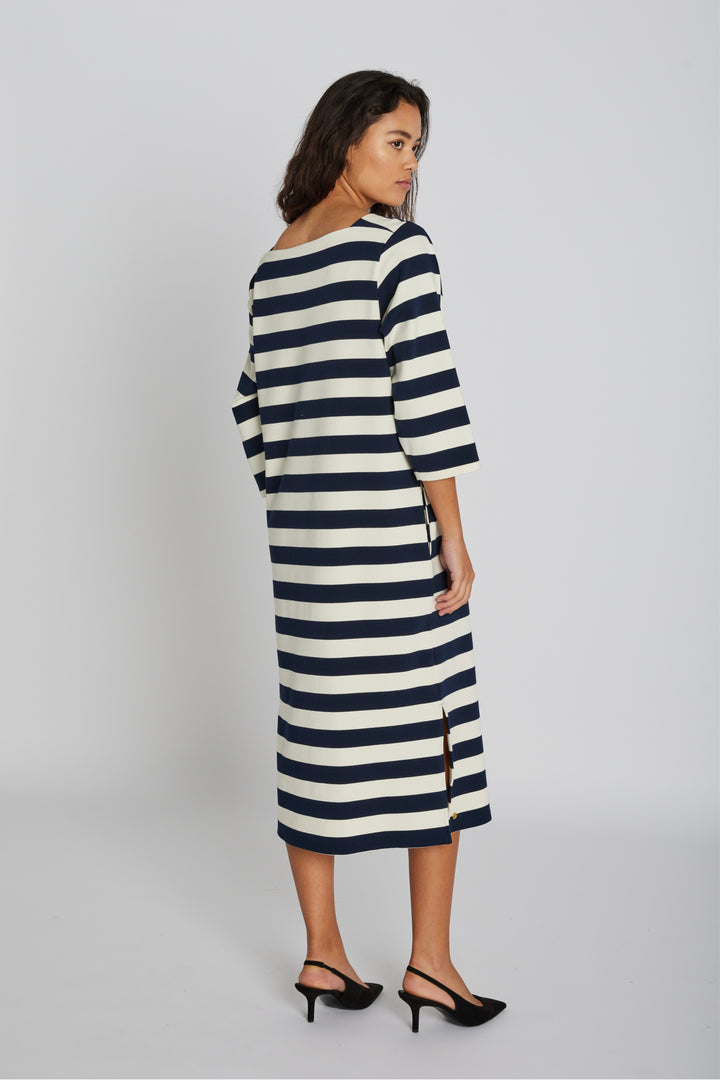 PBO PBOMary kjole DRESSES 925 Off white/Navy