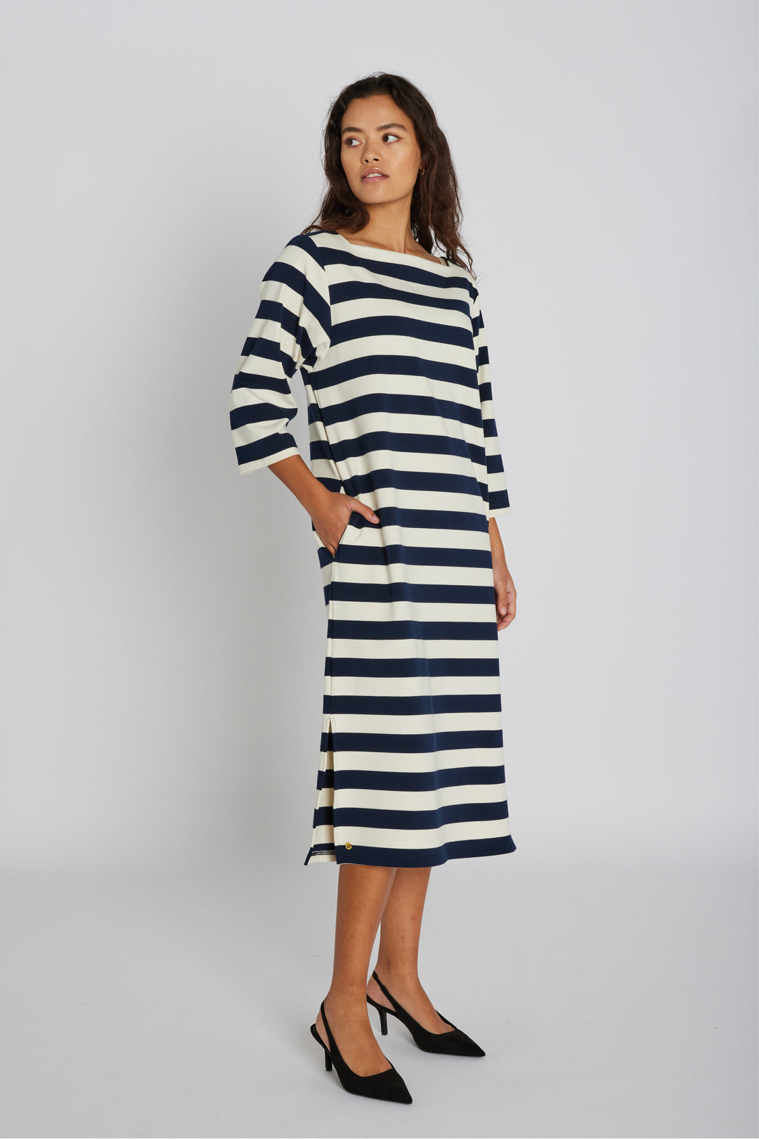 PBO PBOMary kjole DRESSES 925 Off white/Navy