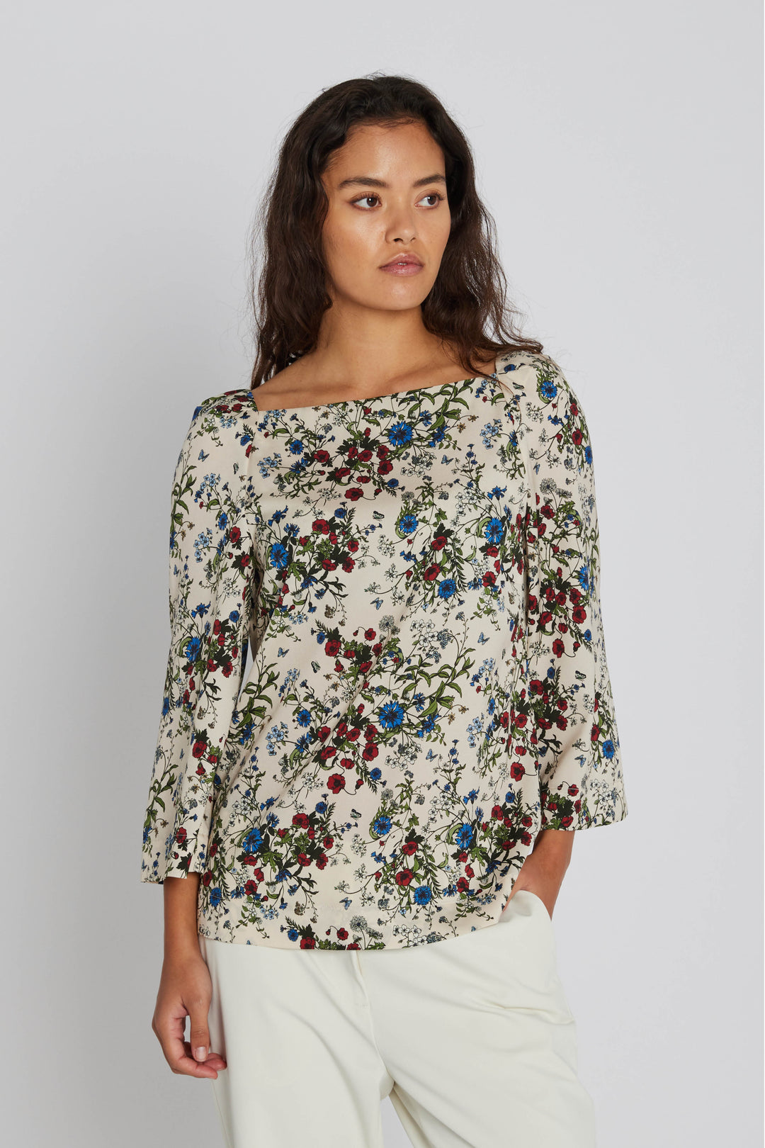 PBO PBOMelia silkebluse BLOUSE 978 Multi color