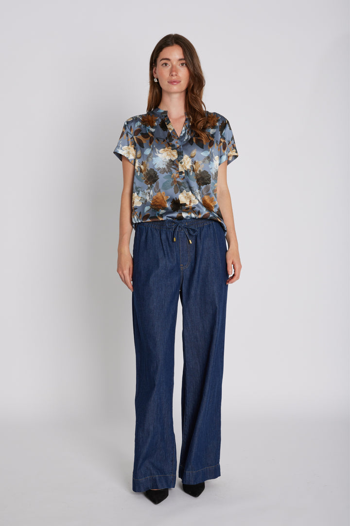 PBO PBOMelli bukser TROUSERS 253 Dark denim