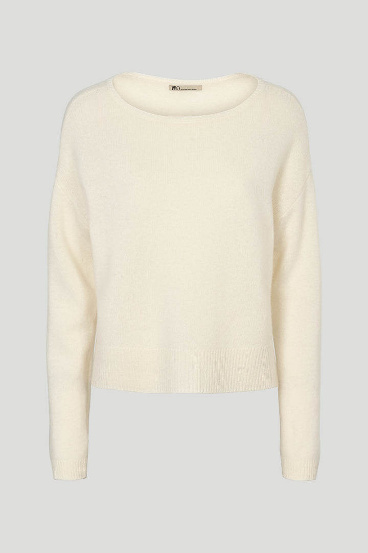 PBO PBOMera striktrøje KNITWEAR 101 Star white