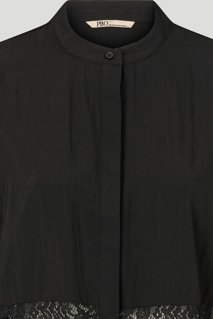 PBO PBOMetz skjorte SHIRTS Sort
