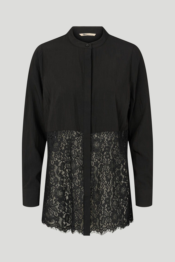 PBO PBOMetz skjorte SHIRTS Sort