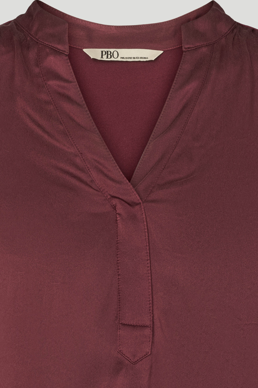 PBO PBOMila top BLOUSE 63 Deep bordeaux