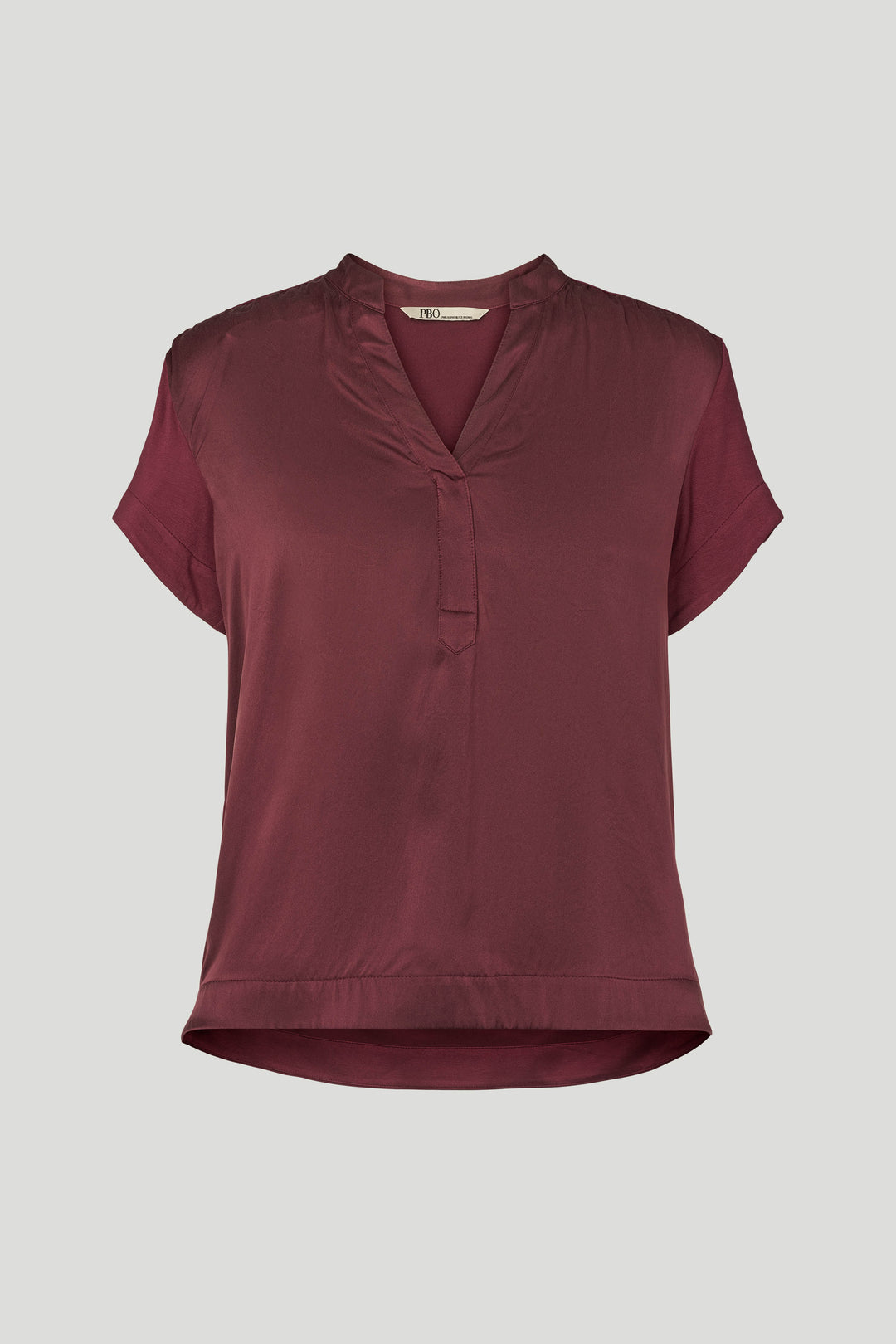 PBO PBOMila top BLOUSE 63 Deep bordeaux