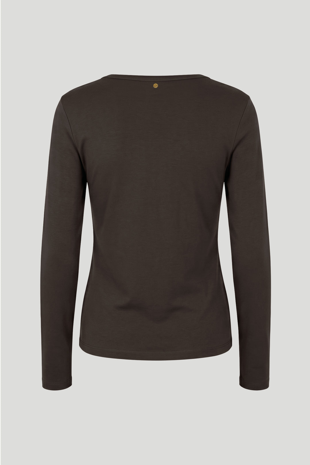PBO PBOMilosa langærmet T-shirt T-SHIRTS 690 Dark brown