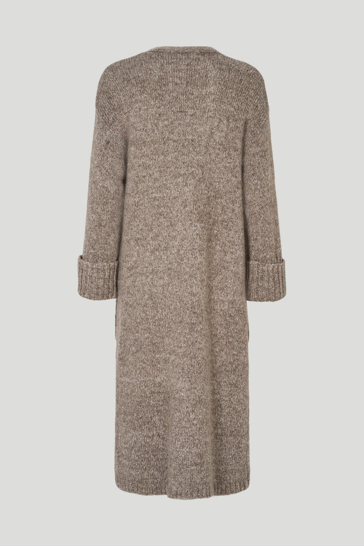 PBO PBOMima striktrøje KNITWEAR 465 Chocolate chip