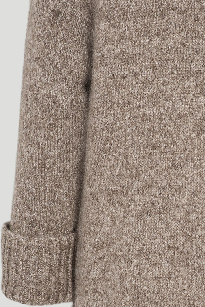 PBO PBOMima striktrøje KNITWEAR 465 Chocolate chip