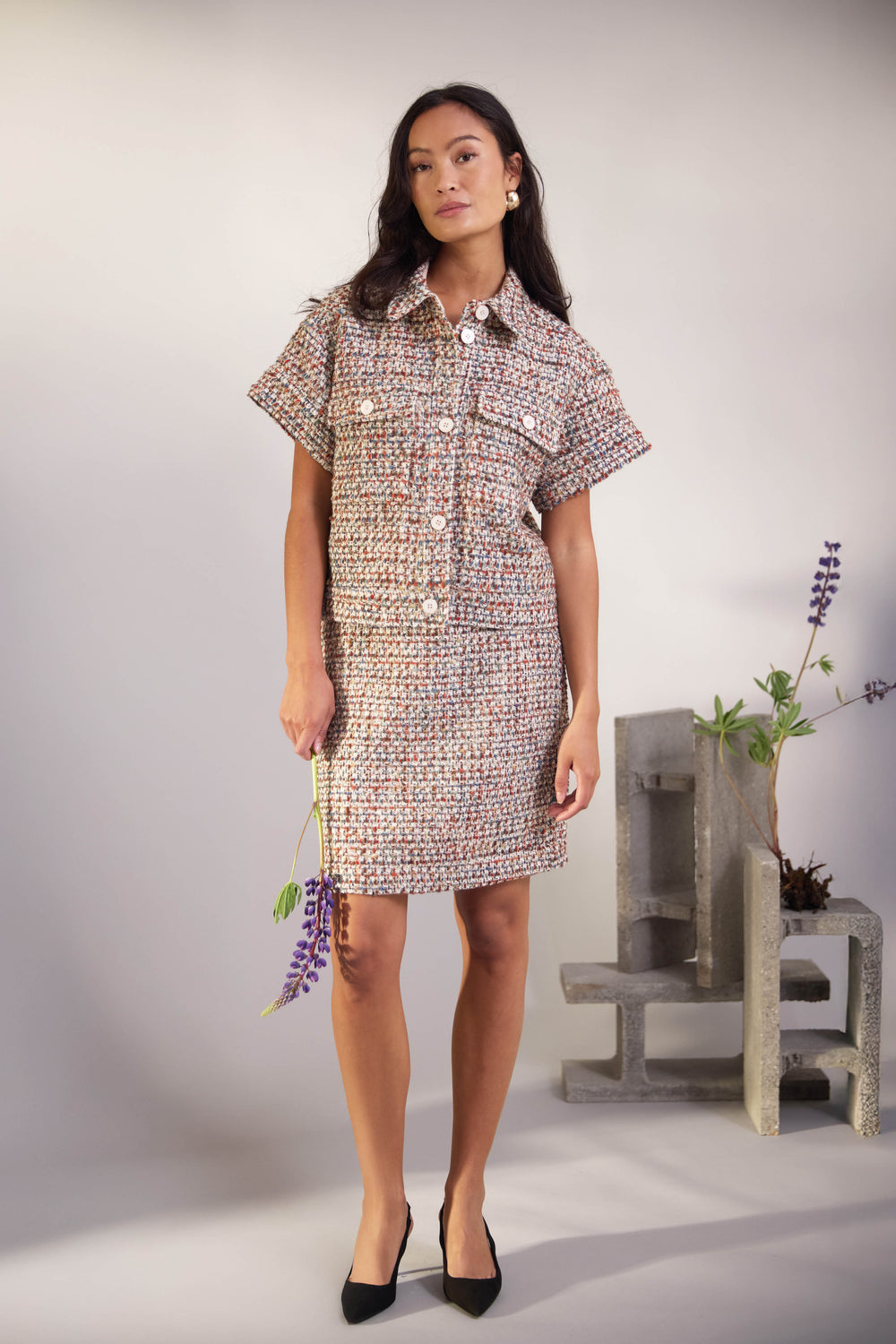 PBO PBOMioni skjortejakke SHIRTS 978 Multi color