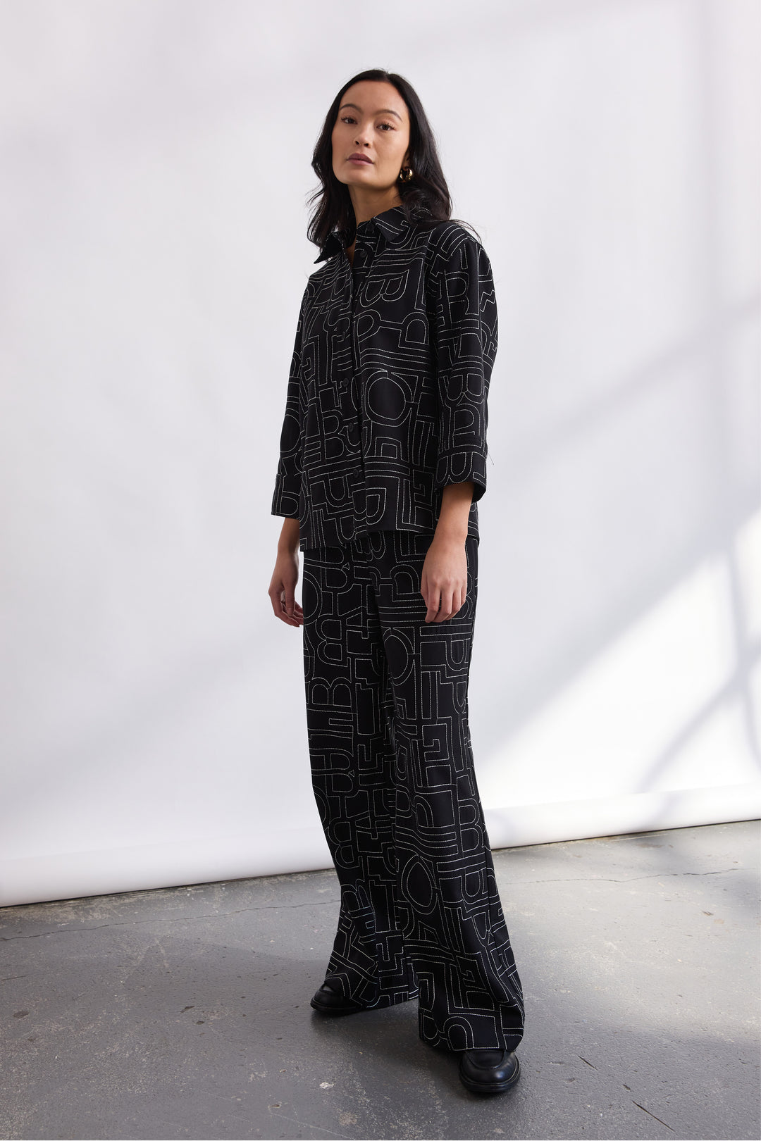 PBO PBOMono bukser TROUSERS Sort