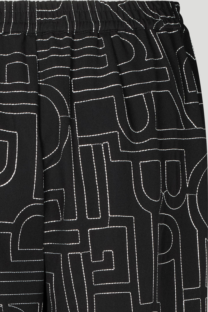 PBO PBOMono bukser TROUSERS Sort