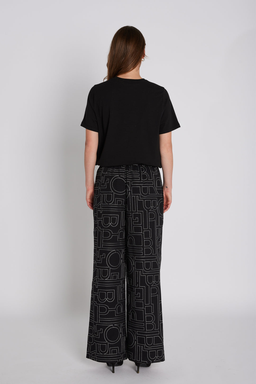 PBO PBOMono bukser TROUSERS Sort